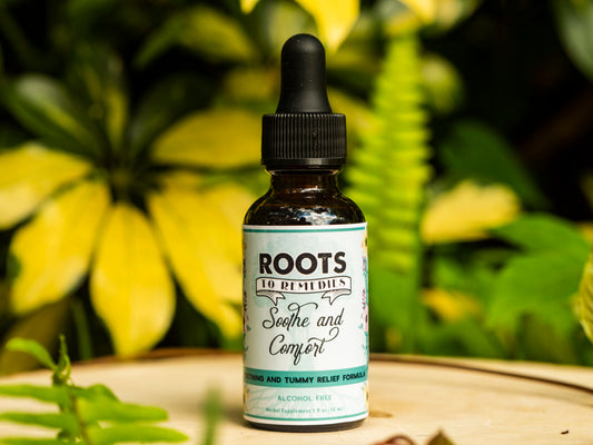 “SOOTHE AND COMFORT” TEETH AND TUMMY RELIEF HERBAL EXTRACT