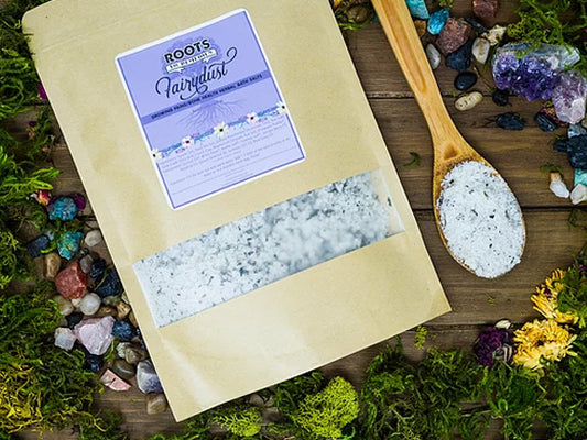 FAIRYDUST GROWING PAINS/BONE HEALTH HERBAL MINERAL BATH SALTS