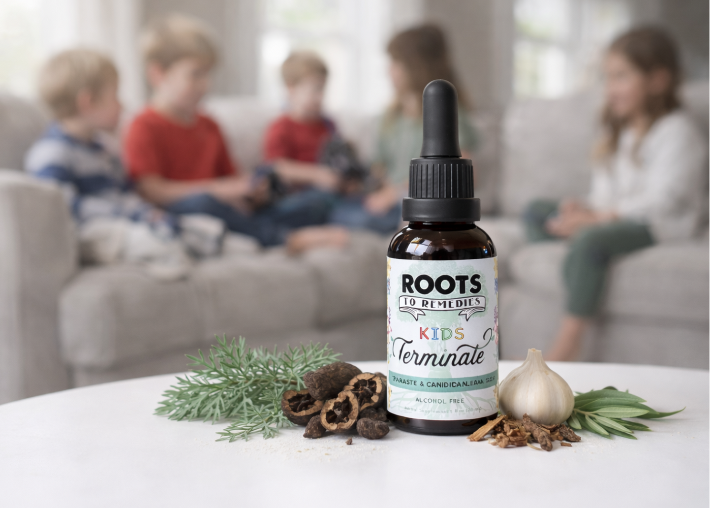 “TERMINATE” KIDS PARASITE AND CANDIDA CLEANSE HERBAL EXTRACT