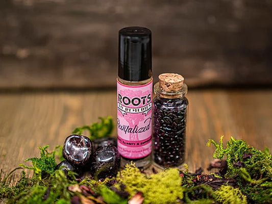 “REVITALIZED” CRYSTAL & HERB INFUSED ROLLER