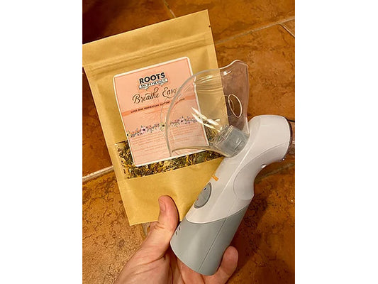 “BREATHE EASY” LUNG AND RESPIRATORY TEA AND NEBULIZER BLEND