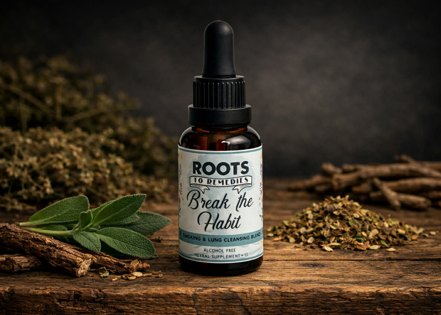 “BREAK THE HABIT” QUIT SMOKING AND LUNG CLEANSING HERBAL EXTRACT