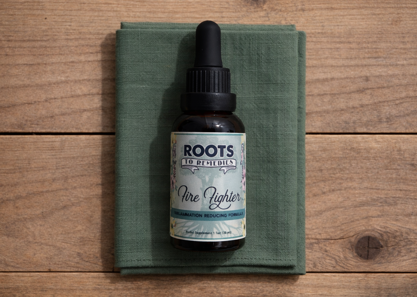 “FIRE FIGHTER” INFLAMMATION REDUCING HERBAL TINCTURE