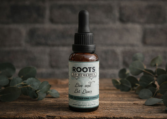 “LIVE AND LET LIVER” LIVER DETOXIFYING HERBAL TINCTURE