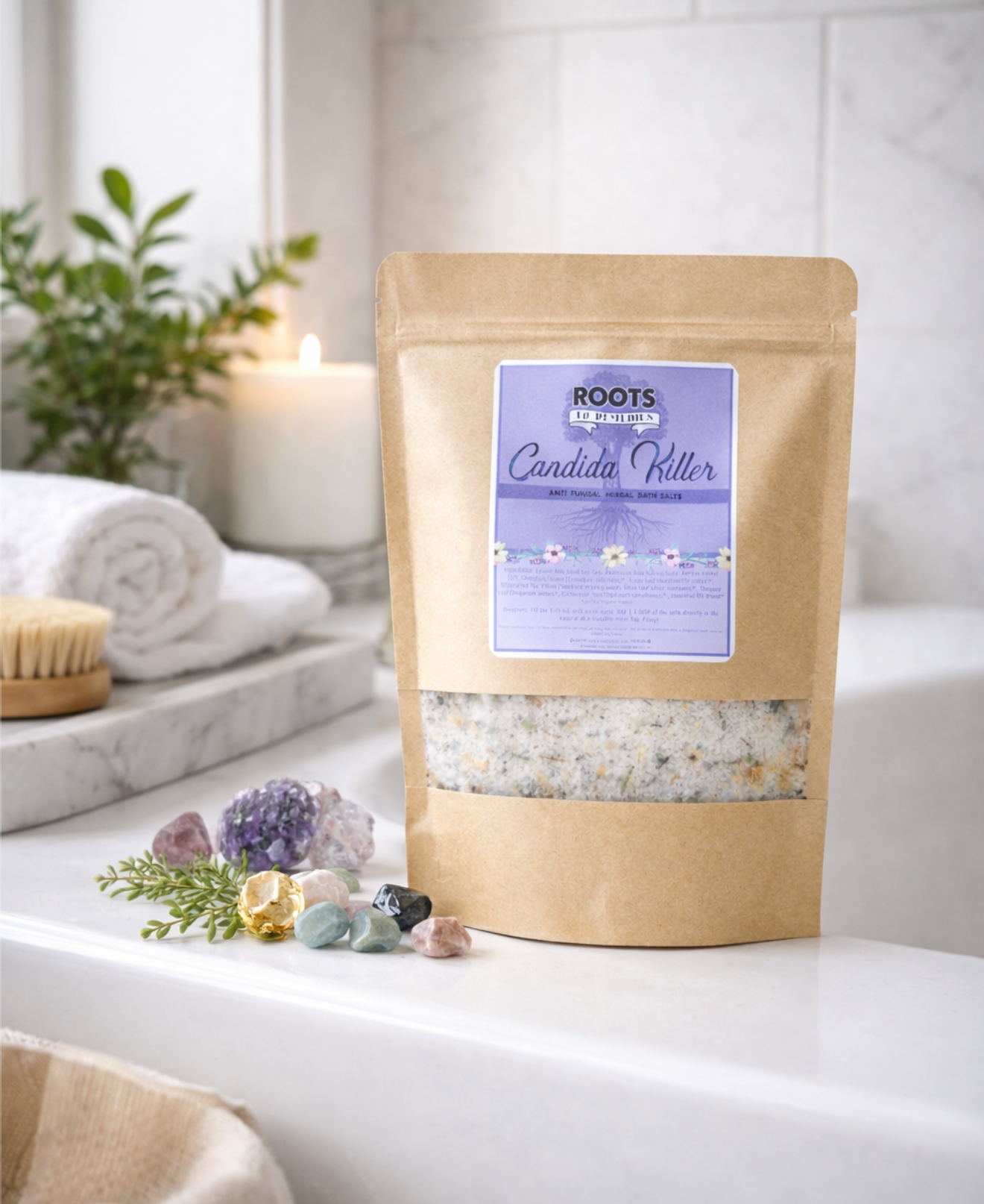 CANDIDA KILLER HERBAL MINERAL BATH SALTS
