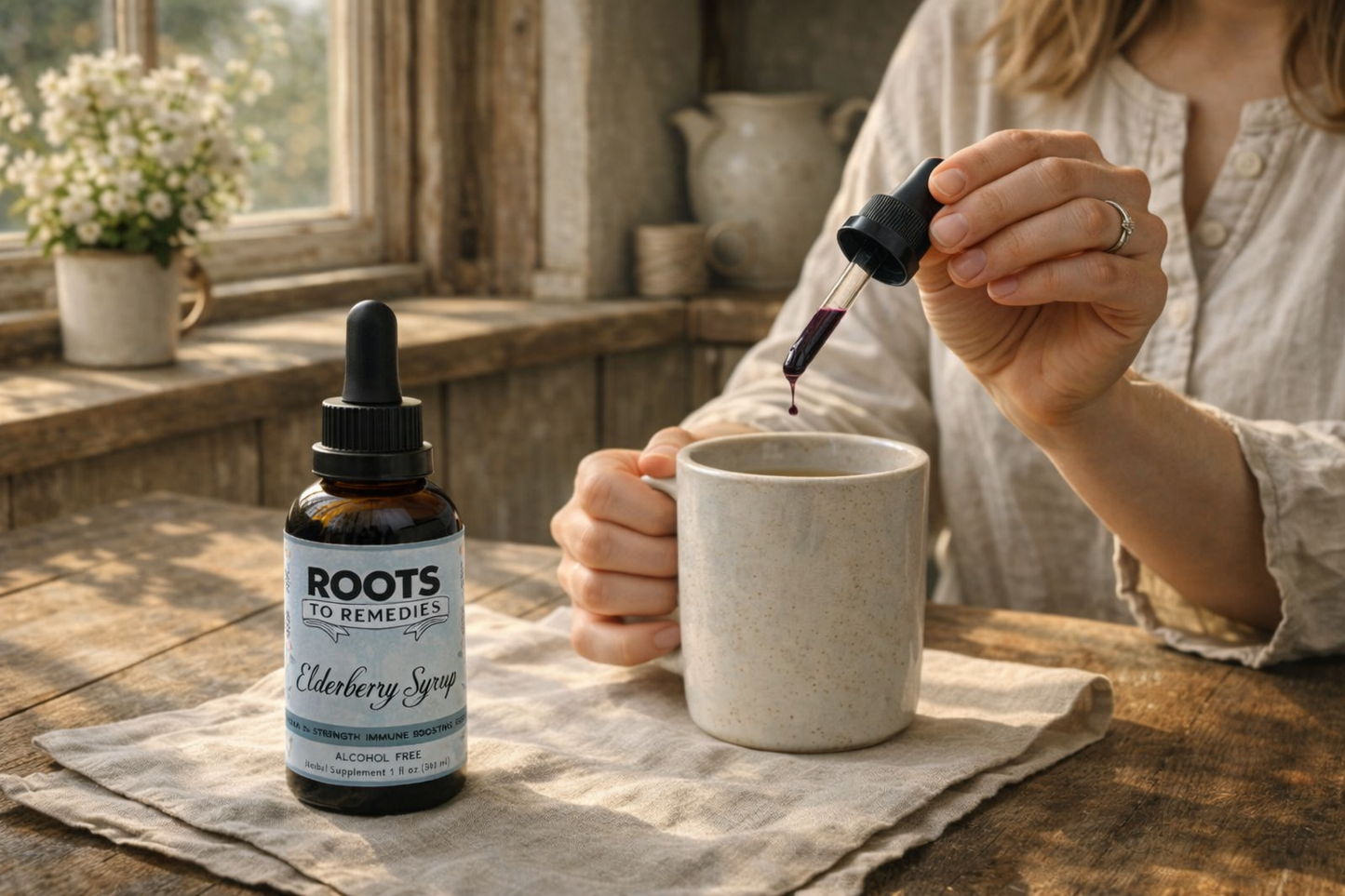 ELDERBERRY SYRUP DROPS (EXTRA STRENGTH/HIGHLY CONCENTRATED)