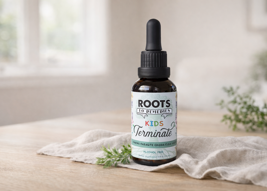 “TERMINATE” KIDS PARASITE AND CANDIDA CLEANSE HERBAL EXTRACT